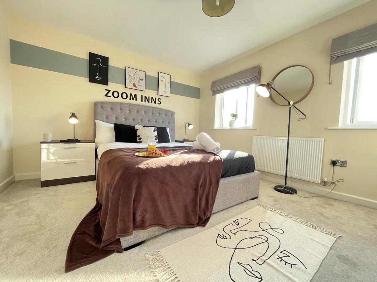 Chic Manchester Townhouse Near Old Trafford Bagian luar foto