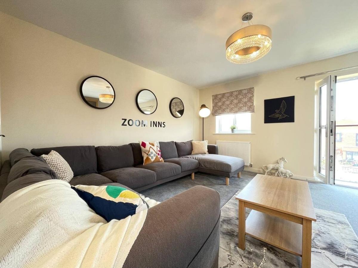 Chic Manchester Townhouse Near Old Trafford Bagian luar foto